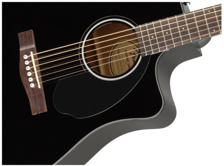 Guitarra Electroacustica Fender CD-60SCE Dreadnought, Walnut Fingerboard, Black 0970113006 - The Music Site