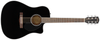 Guitarra Electroacustica Fender CD-60SCE Dreadnought, Walnut Fingerboard, Black 0970113006 - The Music Site