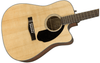 Guitarra Electroacustica Fender CD-60SCE Dreadnought, Walnut Fingerboard, Natural 0970113021 - The Music Site