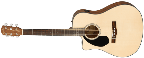 Guitarra Electroacustica Fender CD-60SCE Left-Hand, Natural, Walnut 0970118021 - The Music Site