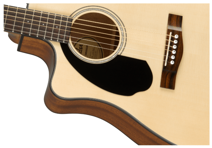 Guitarra Electroacustica Fender CD-60SCE Left-Hand, Natural, Walnut 0970118021 - The Music Site