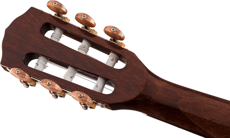 Guitarra Electroacustica Fender CN-140SCE Nylon Thinline, diapasón de nogal, natural con estuche 0970264321 - The Music Site
