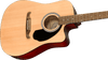 Guitarra Electroacustica Fender FA-125CE, diapasón de nogal, natural 0971113221 - The Music Site