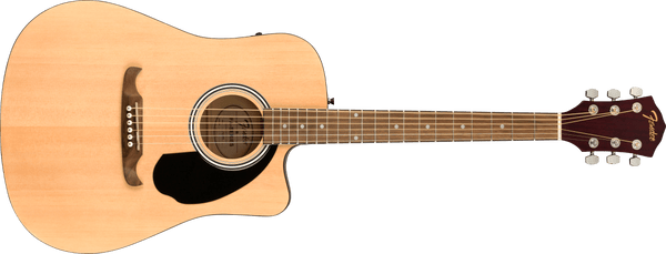 Guitarra Electroacustica Fender FA-125CE Dreadnought, Walnut Fingerboard, Natural 0971113521 - The Music Site