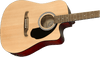 Guitarra Electroacustica Fender FA-125CE Dreadnought, Walnut Fingerboard, Natural 0971113521 - The Music Site