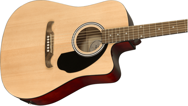 Guitarra Electroacustica Fender FA-125CE Dreadnought, Walnut Fingerboard, Natural 0971113521 - The Music Site