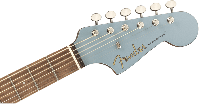 Guitarra Electroacustica Fender Newporter Player diapasón de nogal, azul hielo satinado 0970743062 - The Music Site