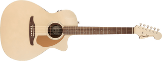 Guitarra Electroacustica Fender Newporter player diapasón de nogal, champán 0970743044 - The Music Site