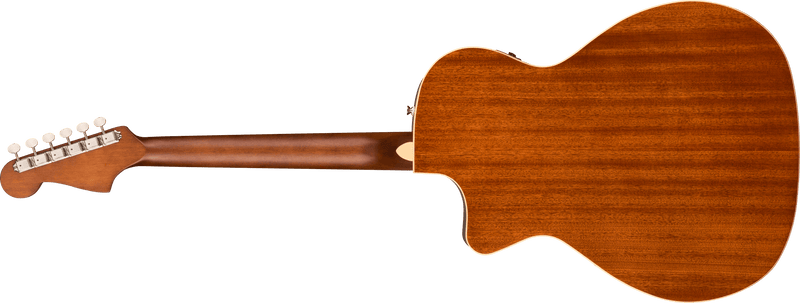 Guitarra Electroacustica Fender Newporter Player, diapasón de nogal, Sunburst 0970743003 - The Music Site