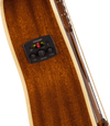 Guitarra Electroacustica Fender Newporter Player, diapasón de nogal, Sunburst 0970743003 - The Music Site