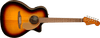 Guitarra Electroacustica Fender Newporter Player, diapasón de nogal, Sunburst 0970743003 - The Music Site