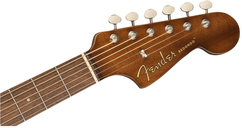 Guitarra Electroacustica Fender Redondo Player, diapasón de nogal, Sunburst 0970713003 - The Music Site