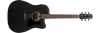 Guitarra Electroacustica Ibanez Advanced Acoustic Aad190Ce-Weathered Black Open Pore - The Music Site