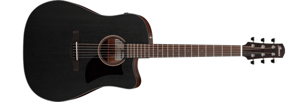 Guitarra Electroacustica Ibanez Advanced Acoustic Aad190Ce-Weathered Black Open Pore - The Music Site