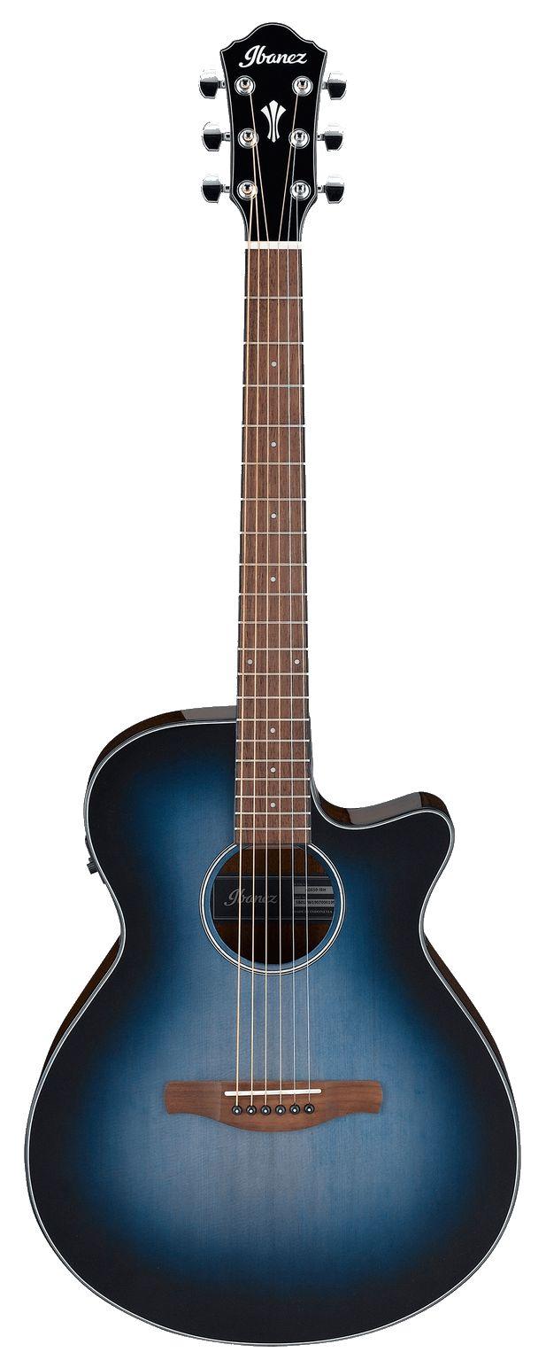 Guitarra Electroacustica Ibanez Aeg50 Indigo Blue Burst High Gloss - The Music Site