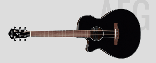 Guitarra Electroacustica Ibanez Aeg50L-Bkh Lh - The Music Site