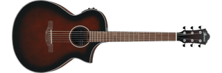 Guitarra Electroacustica Ibanez Aewc11-Dark Violin Sunburst High Gloss - The Music Site