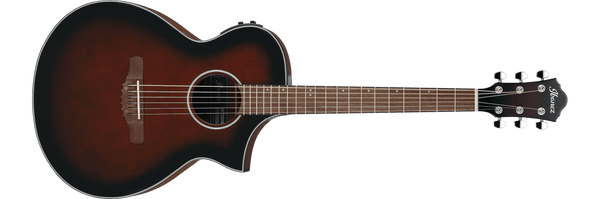 Guitarra Electroacustica Ibanez Aewc11-Dark Violin Sunburst High Gloss - The Music Site