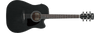Guitarra Electroacustica Ibanez Art Wood Aw1040Ce-Weathered Black Open Pore - The Music Site