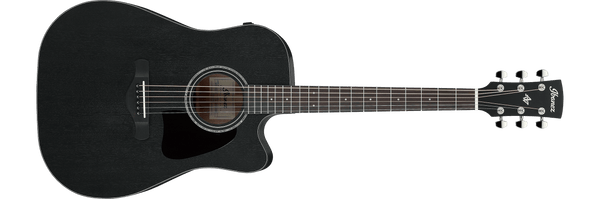 Guitarra Electroacustica Ibanez Art Wood Aw1040Ce-Weathered Black Open Pore - The Music Site