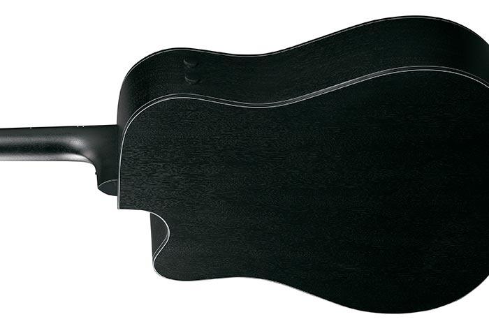 Guitarra Electroacustica Ibanez Art Wood Aw1040Ce-Weathered Black Open Pore - The Music Site