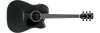 Guitarra Electroacustica Ibanez Art Wood Aw84Ce-Weathered Black Open Pore - The Music Site