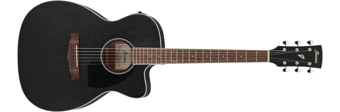 Guitarra Electroacustica Ibanez Pc14Mhce-Weathered Black Open Pore - The Music Site