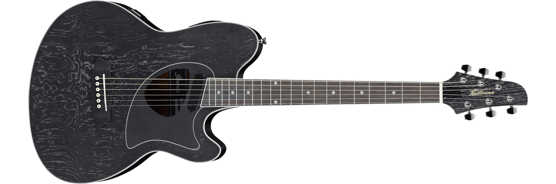 Guitarra Electroacustica Ibanez Talman Tcm50-Galaxy Black Open Pore - The Music Site