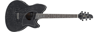 Guitarra Electroacustica Ibanez Talman Tcm50-Galaxy Black Open Pore - The Music Site