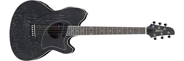 Guitarra Electroacustica Ibanez Talman Tcm50-Galaxy Black Open Pore - The Music Site