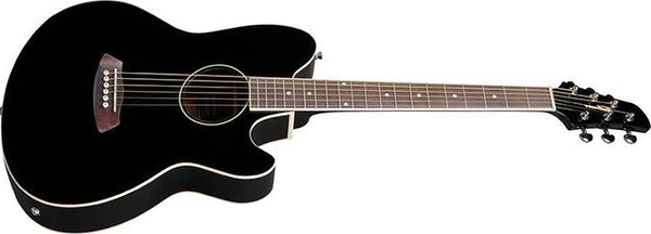 Guitarra Electroacustica Ibanez Talman Zurda Tcy10Le- Black High Gloss - The Music Site