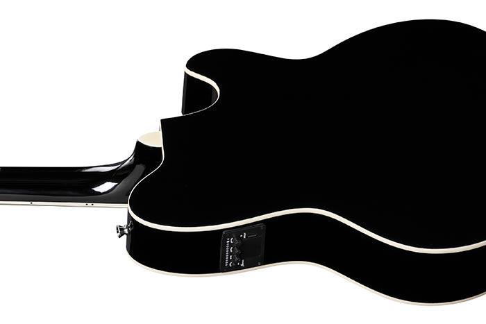 Guitarra Electroacustica Ibanez Talman Zurda Tcy10Le- Black High Gloss - The Music Site