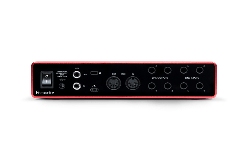 Interfaz De Audio Focusrite Scarlett 8I6 Iii Gene - The Music Site