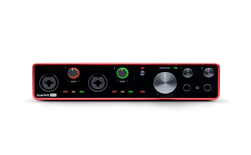 Interfaz De Audio Focusrite Scarlett 8I6 Iii Gene - The Music Site