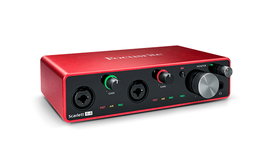 Interfaz Focusrite Scarlett 4I4 Iii Generacion - The Music Site