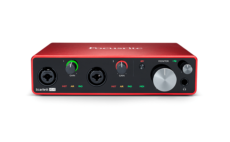 Interfaz Focusrite Scarlett 4I4 Iii Generacion - The Music Site