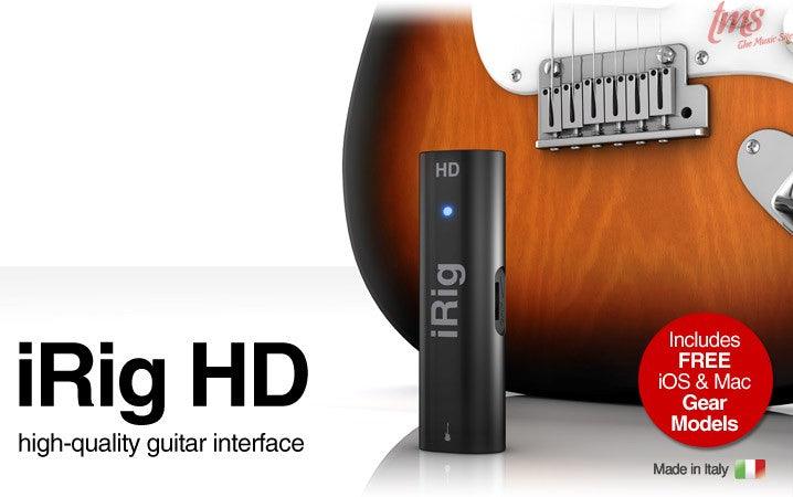 Interfaz Ik Irig-Hd-In Para Guitarra Alta Calidad - The Music Site