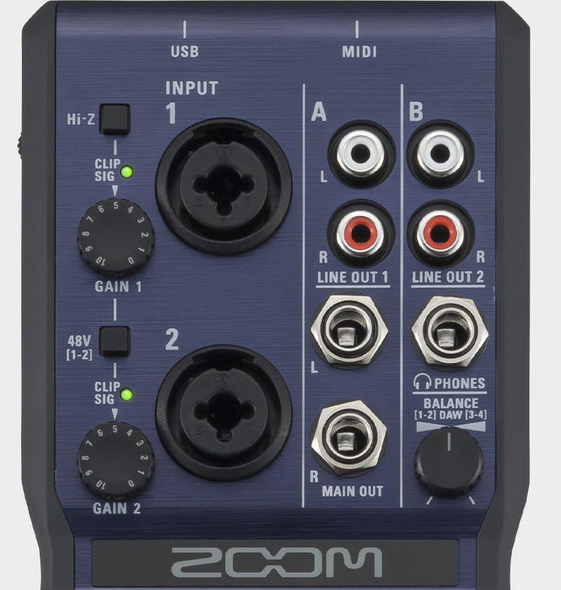 Interfaz Zoom U-44/120Gl - The Music Site