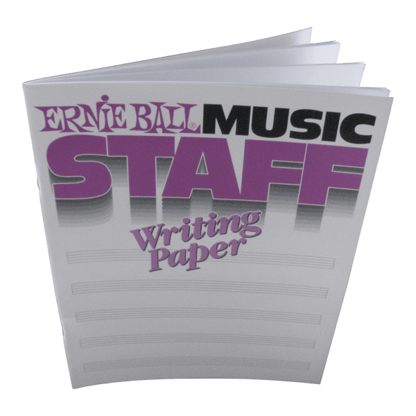 Libro Ernie Ball 7019 Music Staff - The Music Site