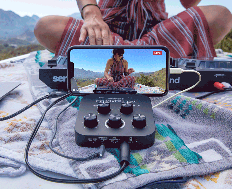 Mezclador Roland Gomixerpx Para Smartphone - The Music Site
