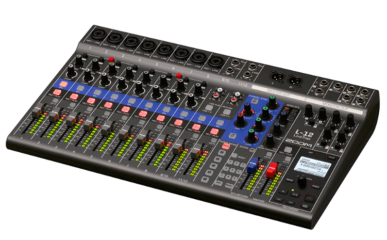 Mezclador Zoom L-12 - The Music Site