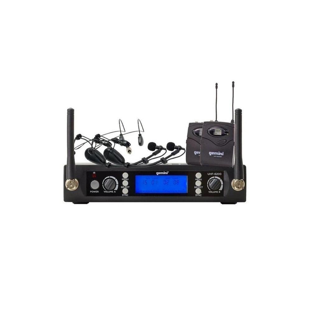 Microfono Gemini Uhf-6200Hl-R2 Inalambrico - The Music Site