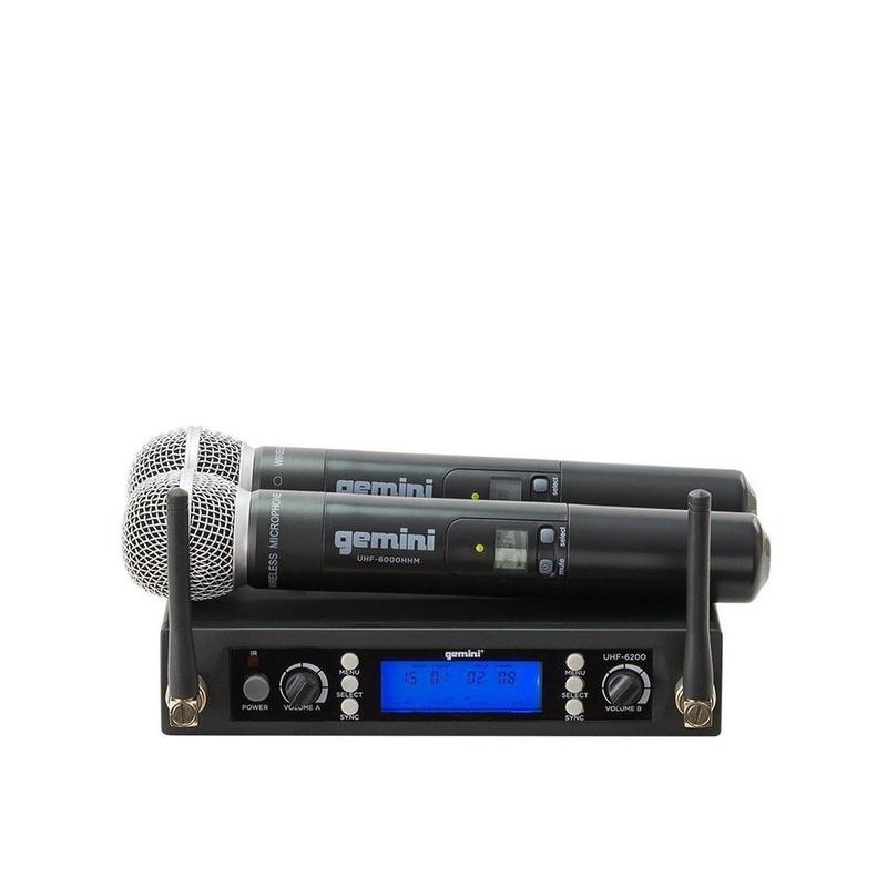 Microfono Gemini Uhf-6200M-R2 Inalambrico - The Music Site