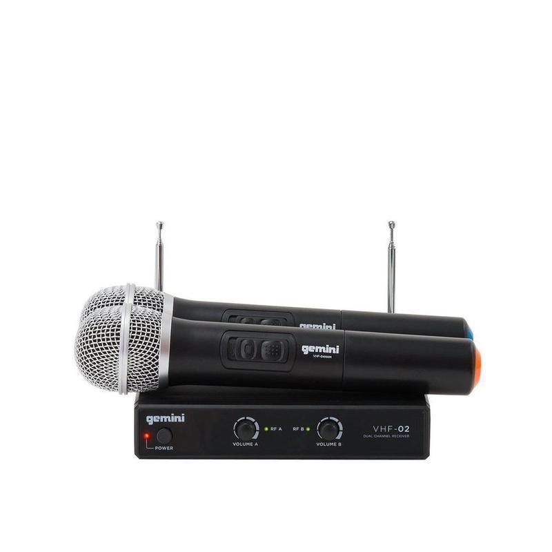 Microfono Gemini Vhf-02M-S26 Inalambrico Doble - The Music Site