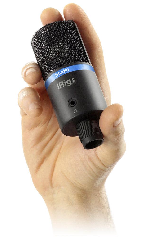 Microfono Ik Irig Mic Studio Black Ip-Irig-Micstdb - The Music Site