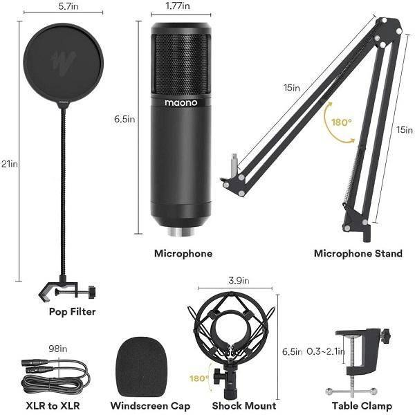 Microfono Maono Au-Pm320S - The Music Site
