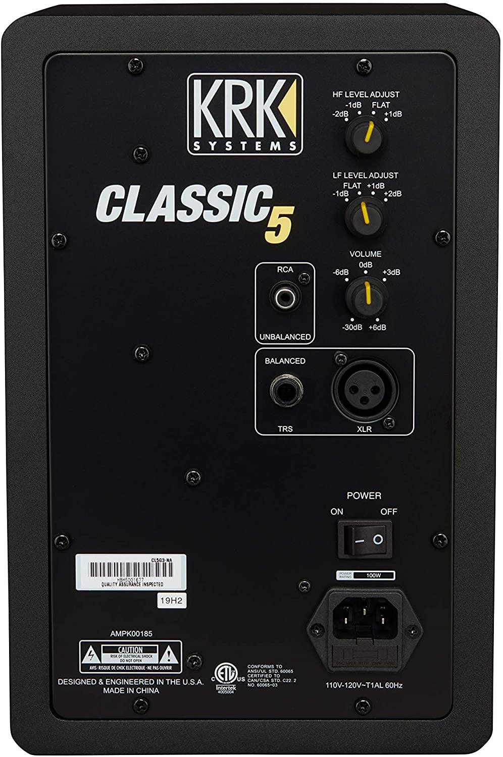 Monitor Krk Classic Cl5G3-Na 120V - The Music Site