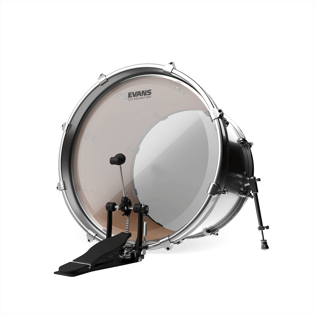 Parche Evans De 24" Bd24Gb3 Transparente - The Music Site