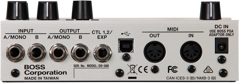 Pedal Boss Guit Elec Dd-500 Digital Delay - The Music Site