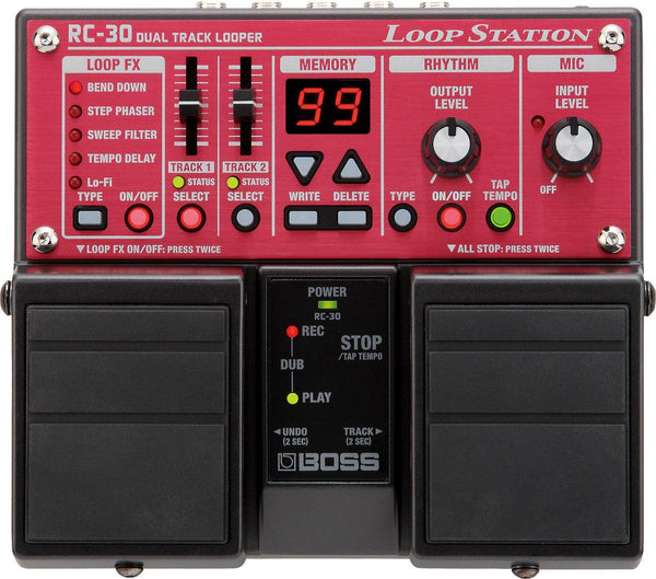 Pedal Boss Guit Elec Rc-30 Loop Station - The Music Site